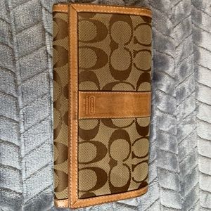 Coach Signature Leather Wallet